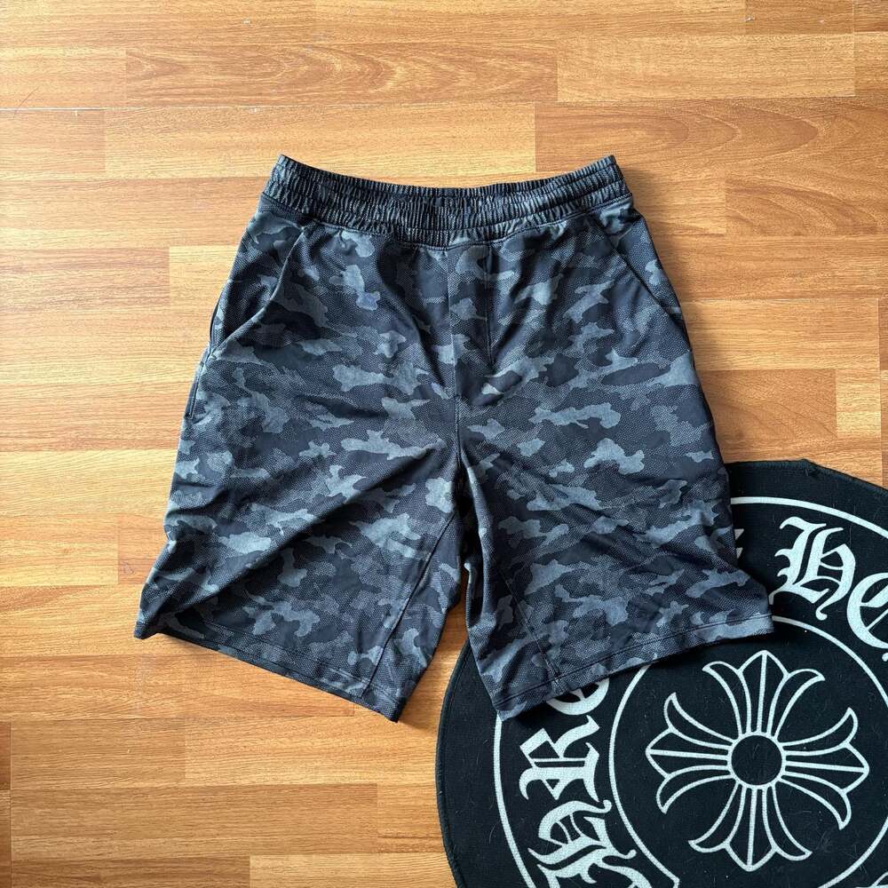 Lululemon Men's Pace Breaker Lined Athletic Shorts, Variegated Mesh Camo